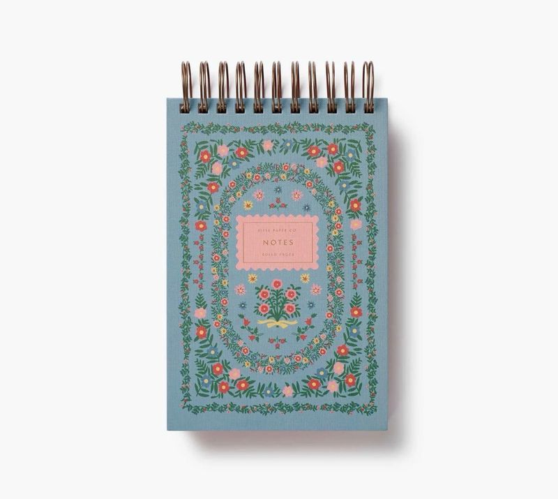 Desktop Spiral Notepad - Rosette