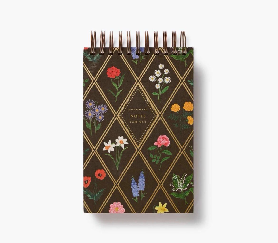 Desktop Spiral Notepad - Garden Study