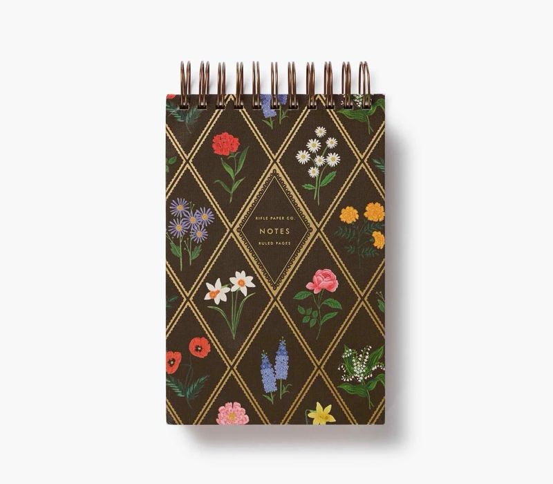 Desktop Spiral Notepad - Garden Study