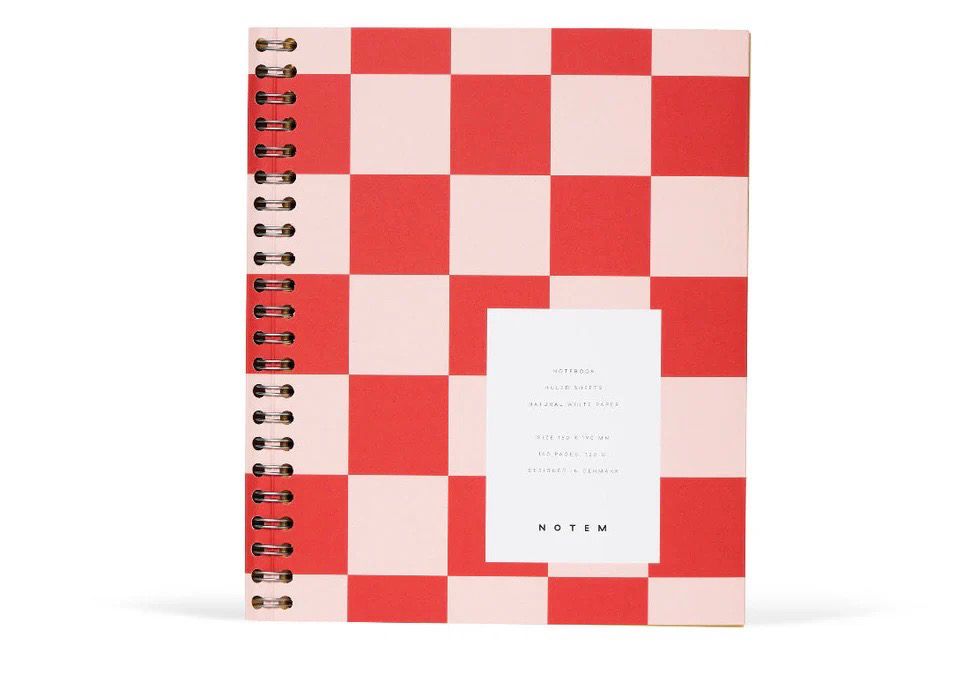 Notem - Notebook Nela Red Check