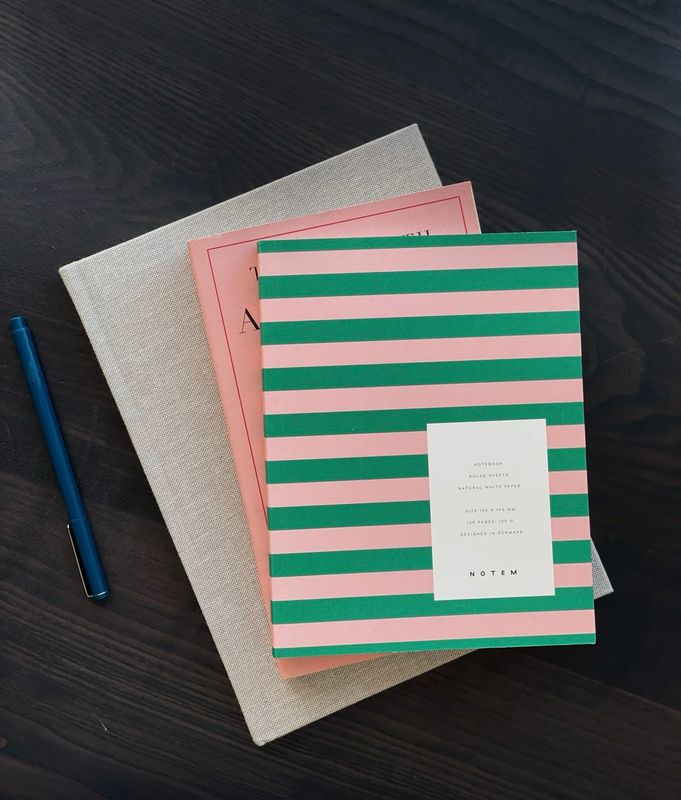 Notem - Notebook Uma Green &amp; Rose