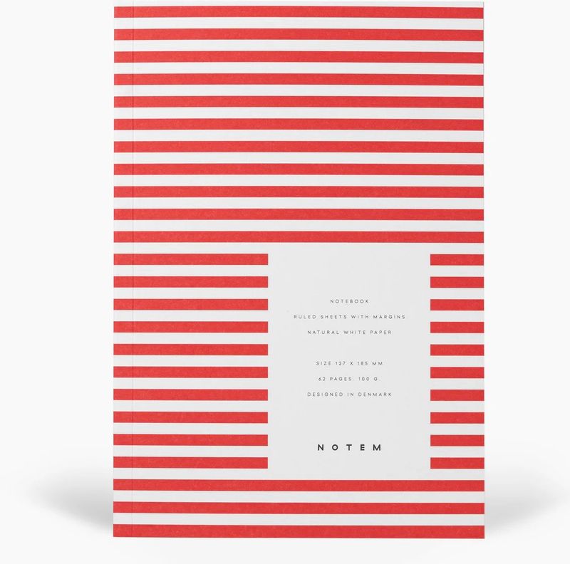 Notem - Vitta Small Notebook Bright Red