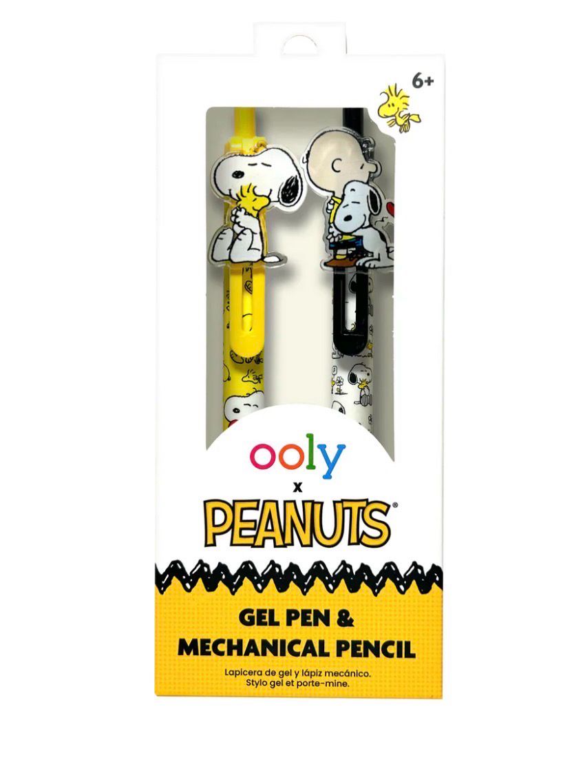 Ooly - Peanuts Gel Pen and Mechanical Pencil Set de 2