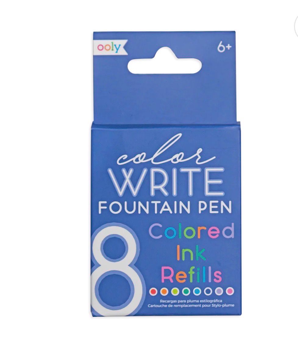 Ooly - Color Write Fountain Pens Colored Ink Refills
