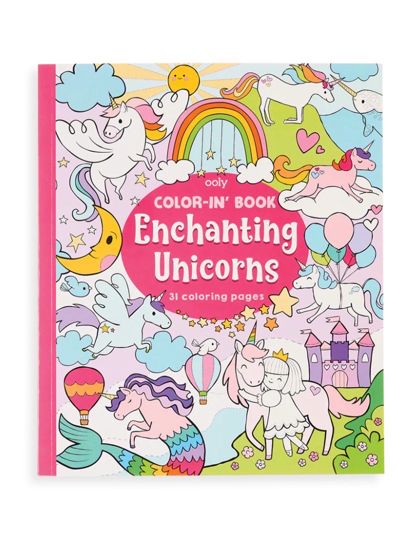 Ooly - Enchanting Unicorns Coloring Book