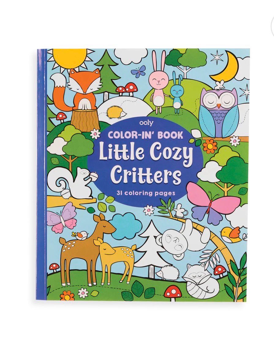 Ooly - Little Cozy Critters Coloring Book