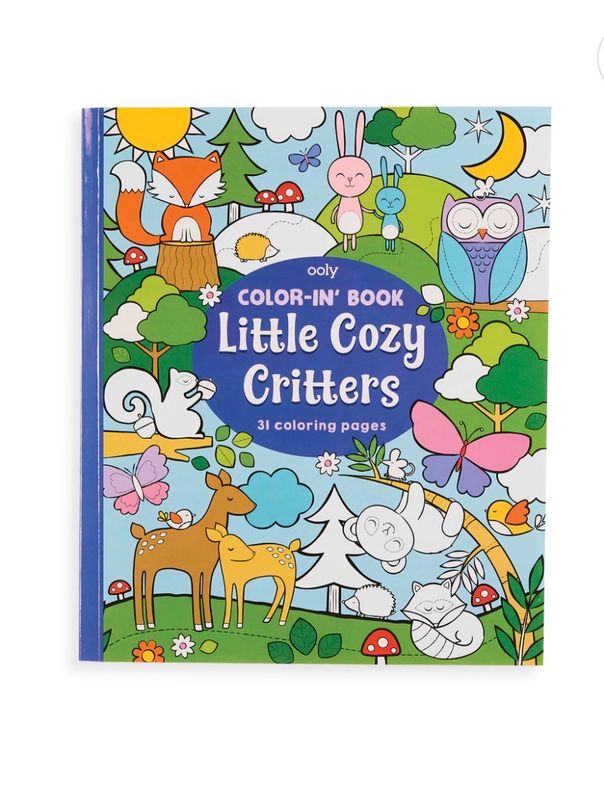 Ooly - Little Cozy Critters Coloring Book