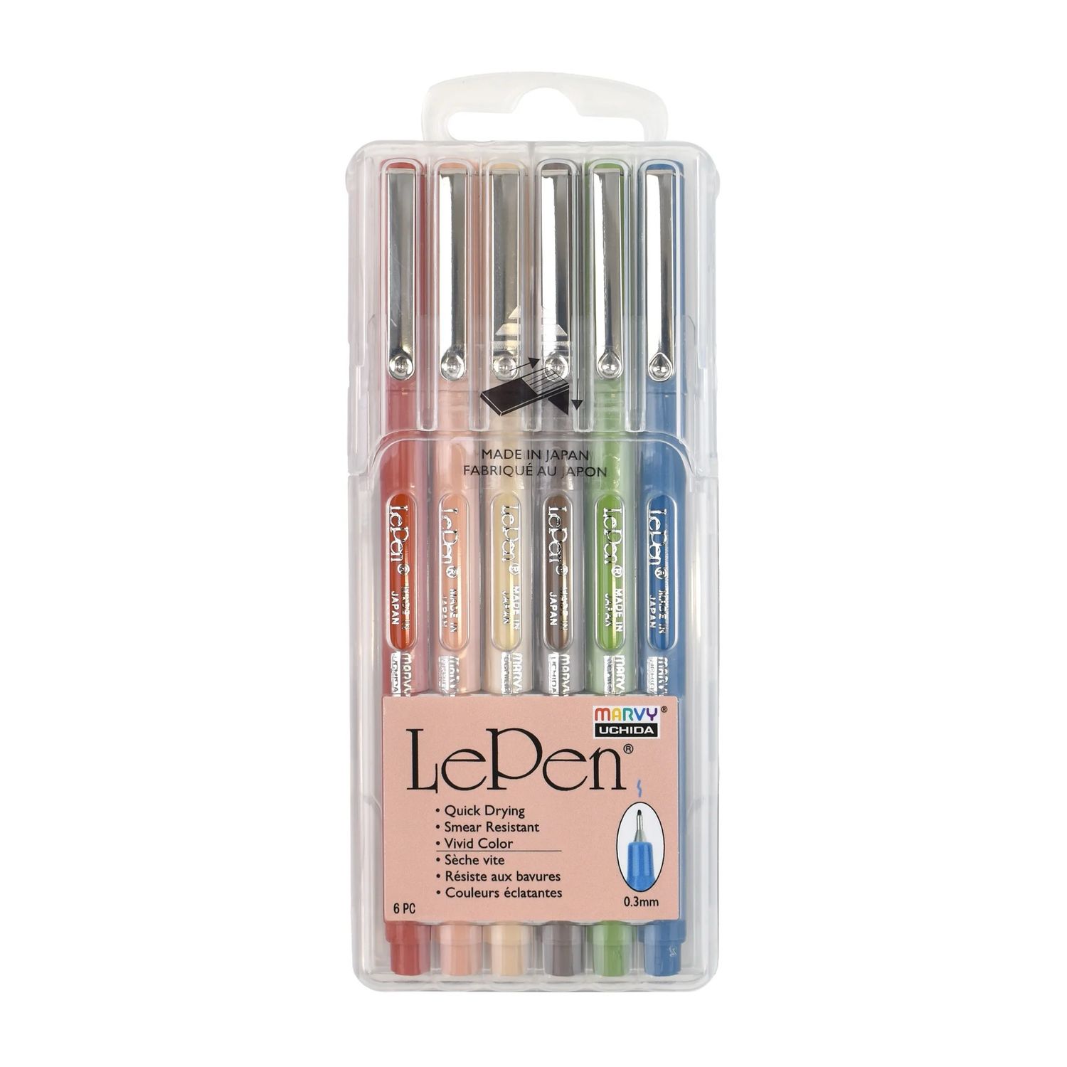 Le Pen Set de 6 - Eart tone