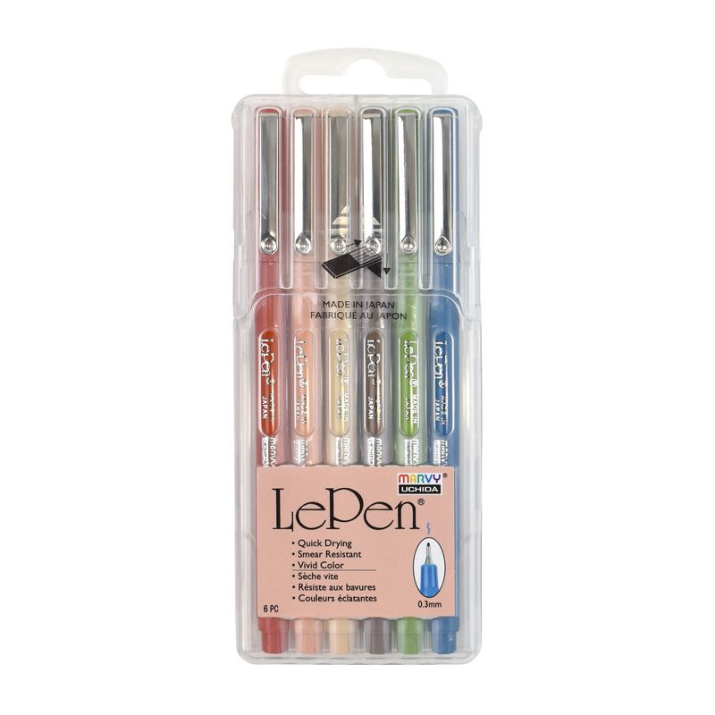 Le Pen Set de 6 - Eart tone