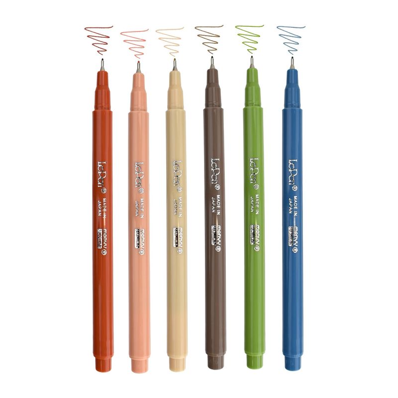 Le Pen Set de 6 - Eart tone