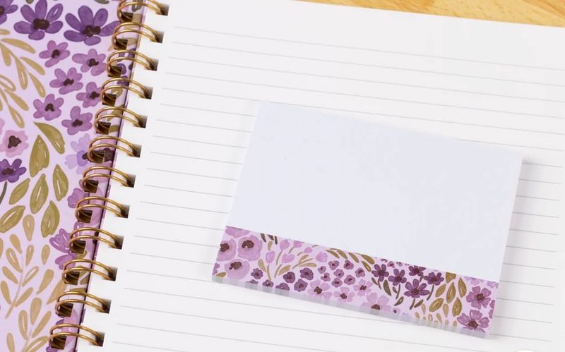 Elyse Breanne - Sticky notes Lilac Floral