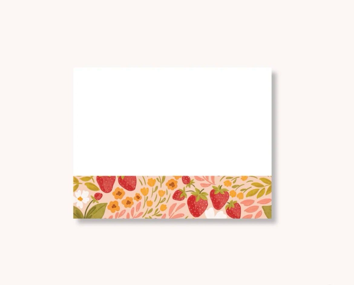 Elyse Breanne - Sticky notes Strawberry Patch
