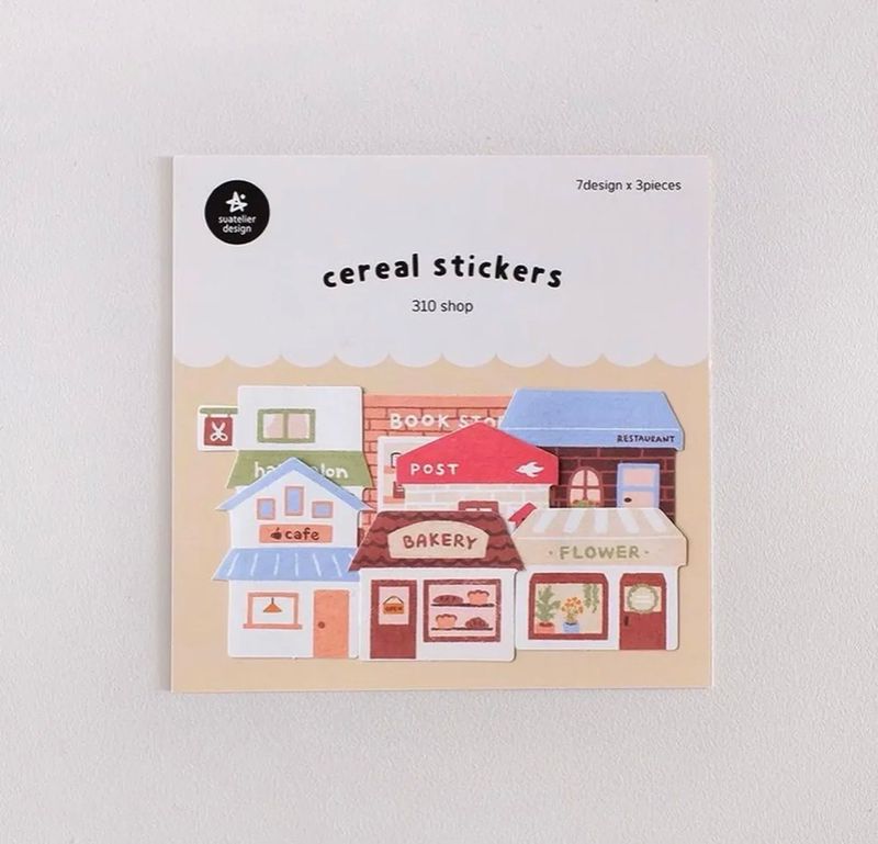 Suatelier cereal stickers - Shop