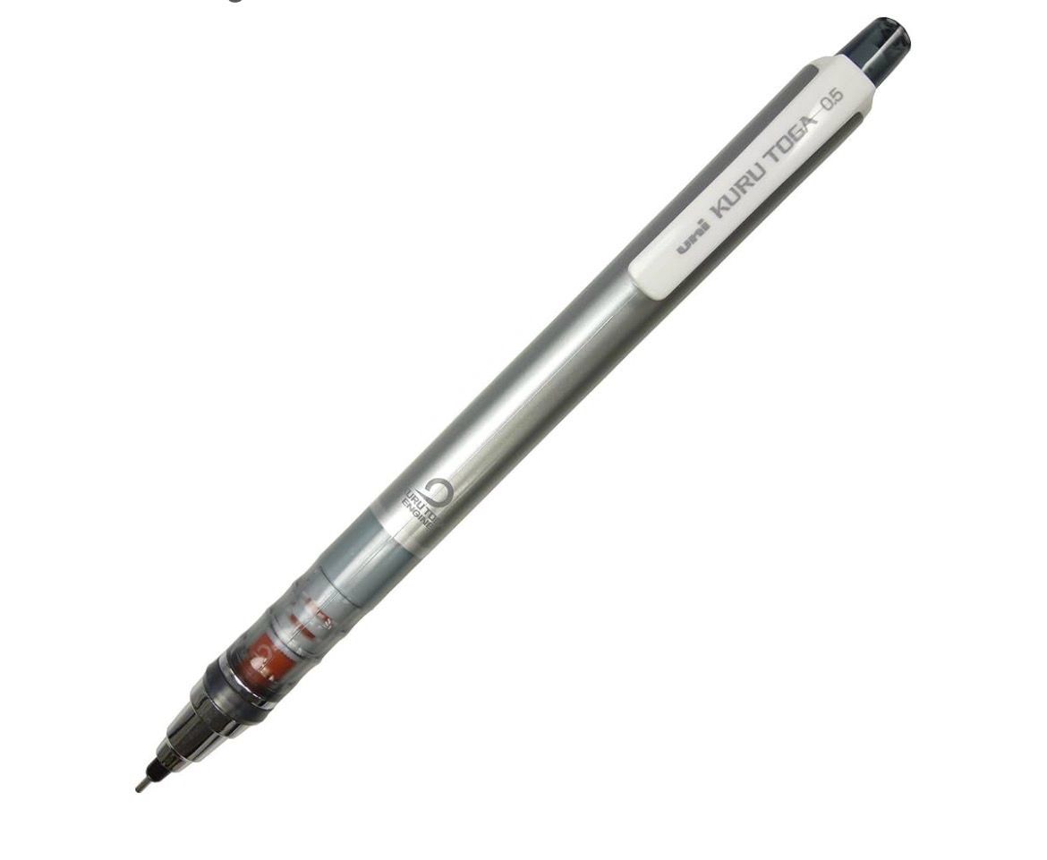 Uni - Kurutoga Mechanical Pencil 0.5mm Silver