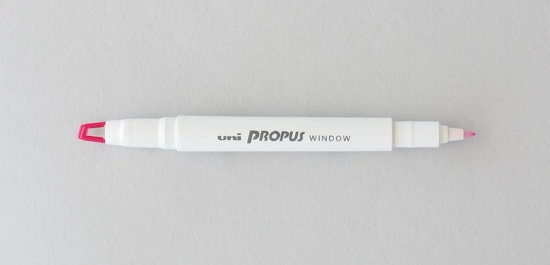 Uni Propus Window Double-Sided Highlighters - Light Color (set of 5)
