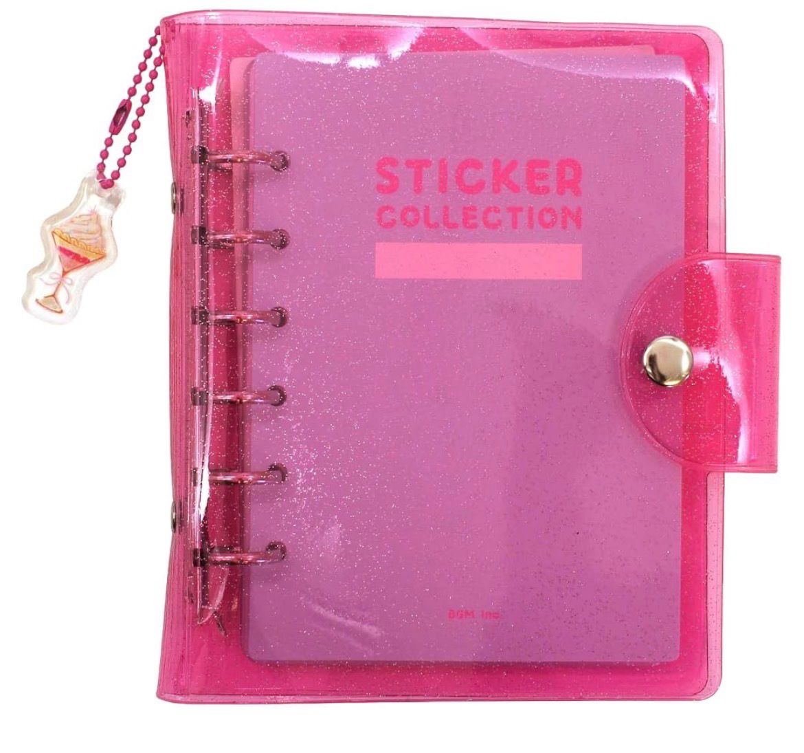 BGM - Notebook Sticker Book A6 Lame Pink