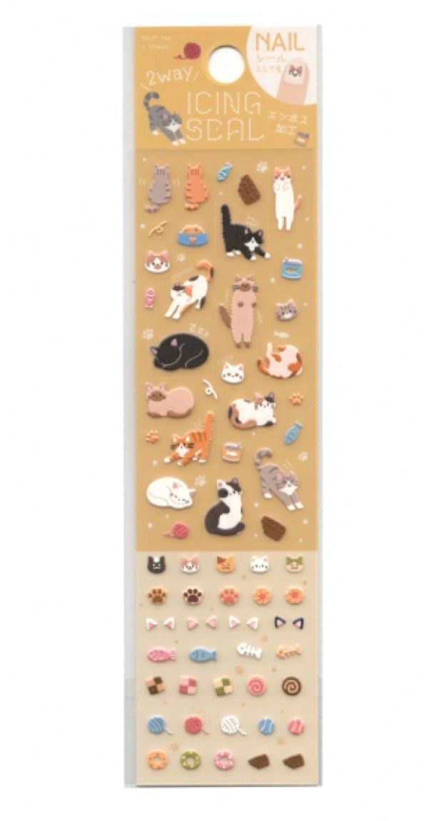 BGM - Icing stickers Cat’s fly