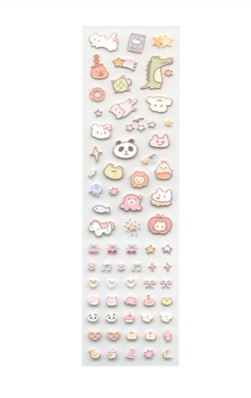 BGM - Icing stickers Fluffy Friends