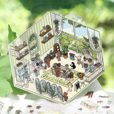 BGM - Sheet seal Florist