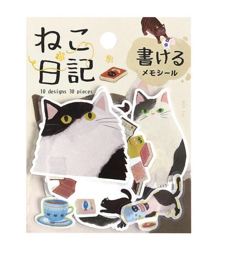 BGM - Stickers Cat diary Kuro