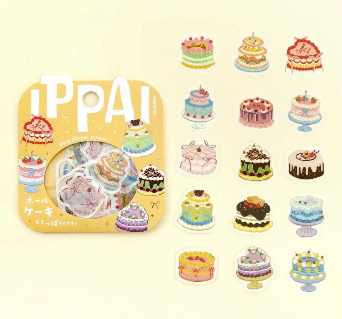 BGM - Flake seal IPPAI Cakes