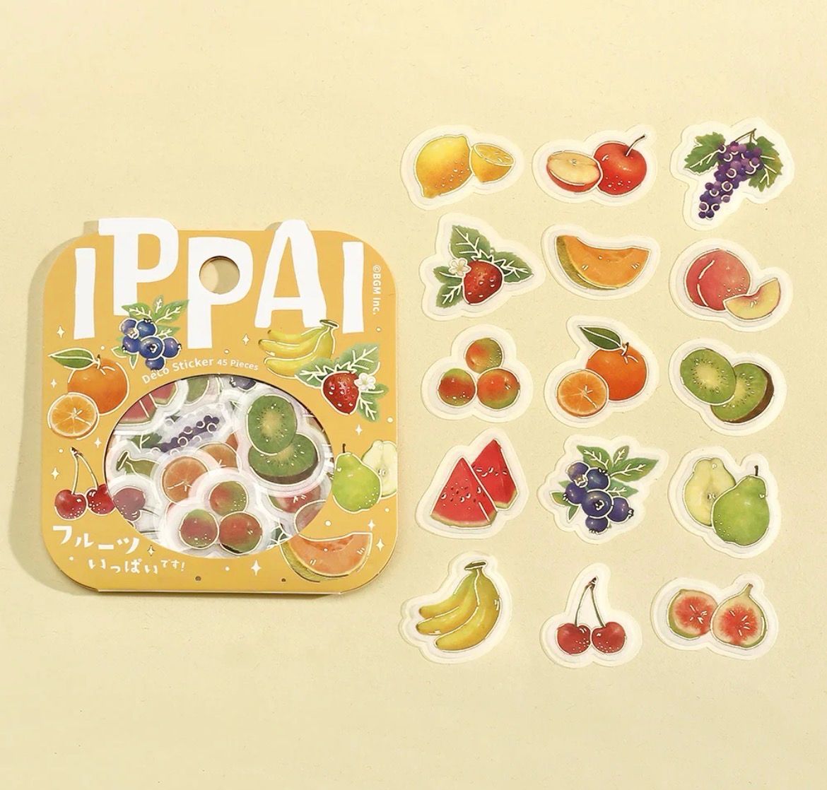 BGM - Flake seal IPPAI Fruits