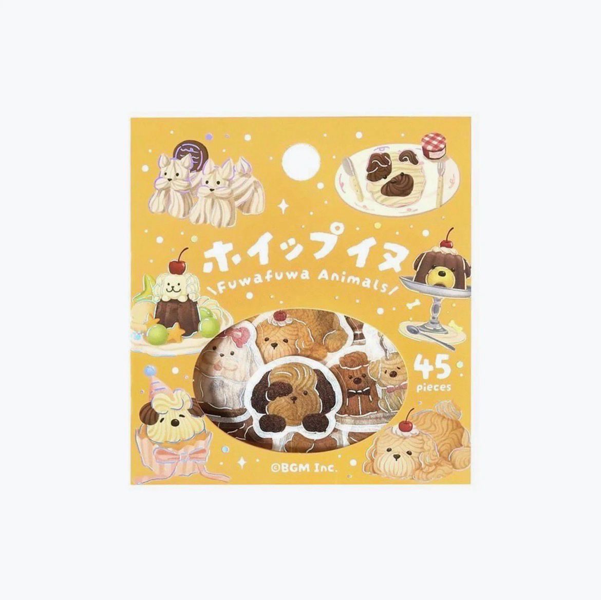 BGM - Flake Stickers Fluffy Whipped Dog
