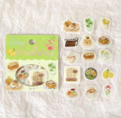 BGM - Flake Stickers Café Botanical