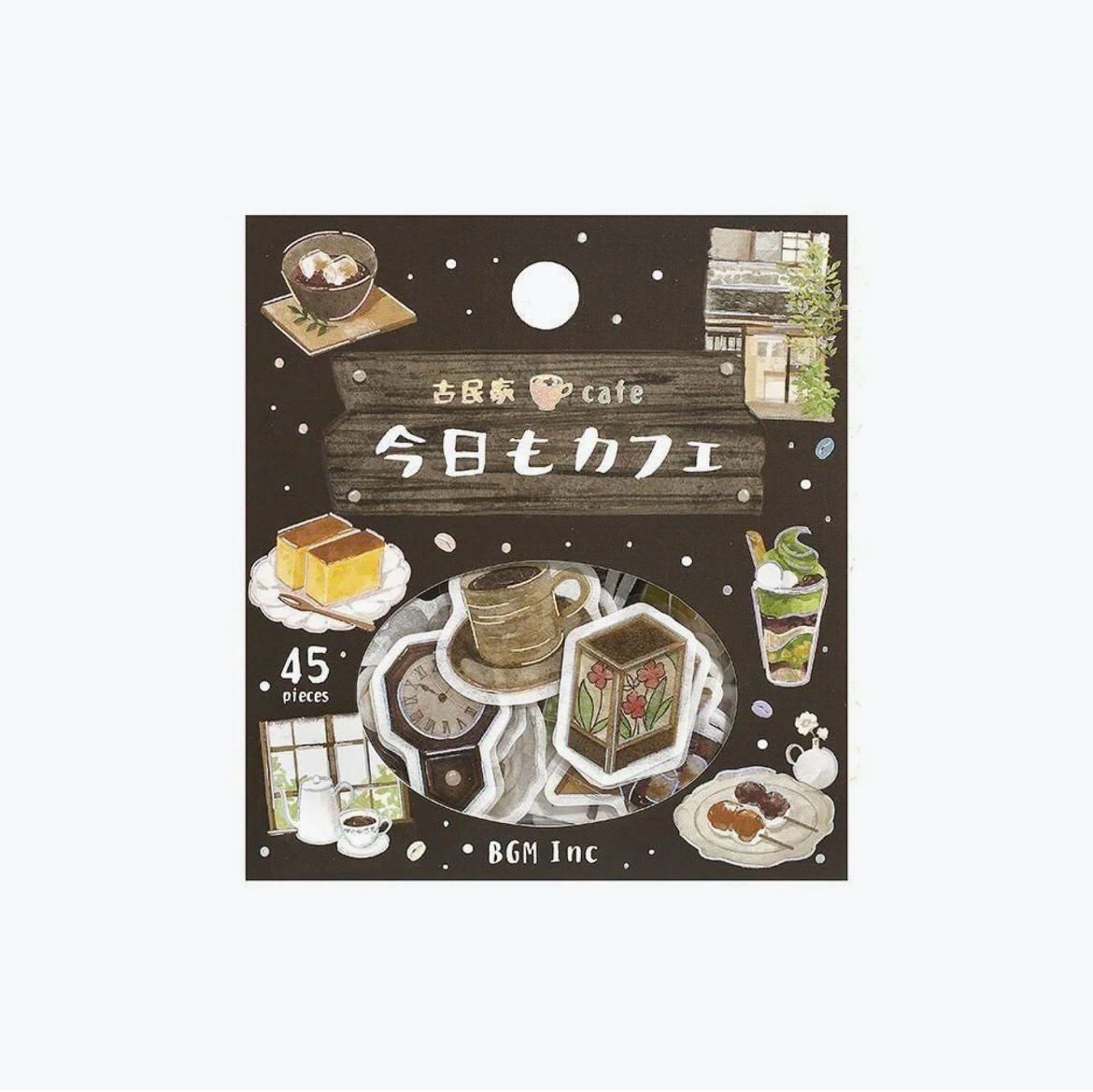 BGM - Flake Stickers Café Old house