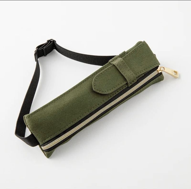Midori - Book band pen Case Olive