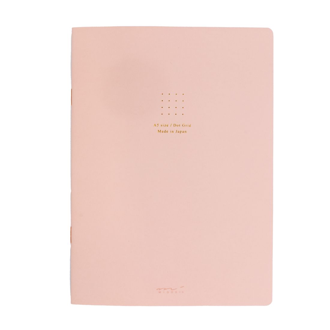 Midori - Notebook A5 Ring Dot Pink
