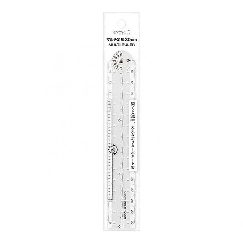 Midori - Multi Ruler 30cm Clear