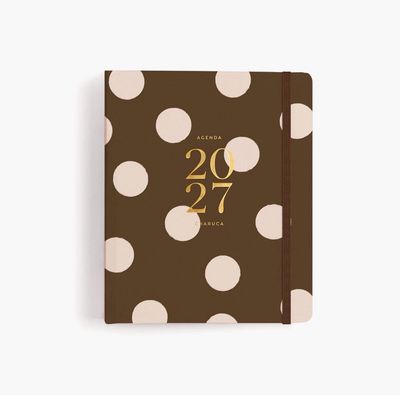 Charuca - Agenda espiral cubierta 2027 Chocolate
