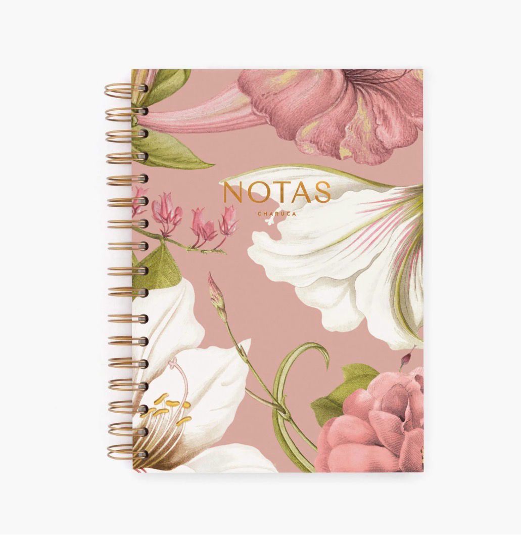 Charuca - Cuaderno mediano Edén Pink
