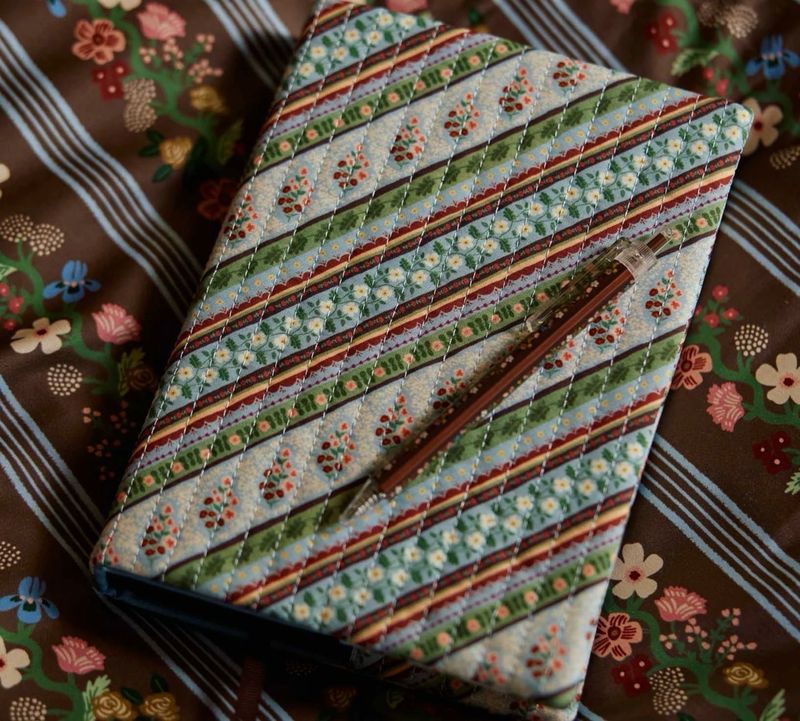 Paisley Quilted Journal
