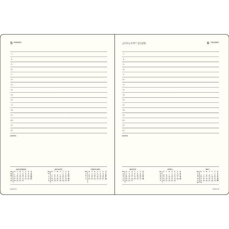 Leuchtturm - Daily A5 Indigo