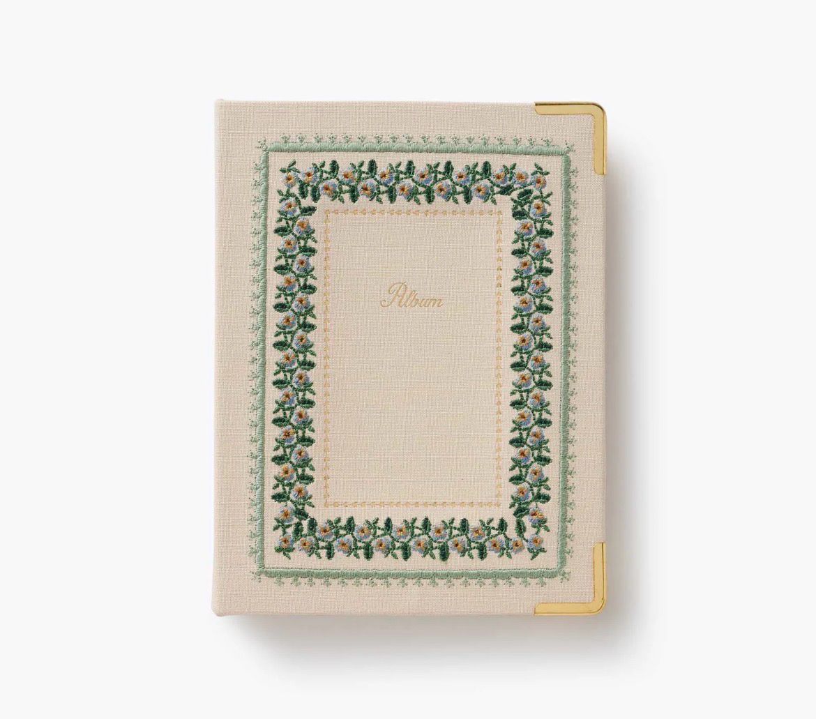 Portico embroidered Photo Album