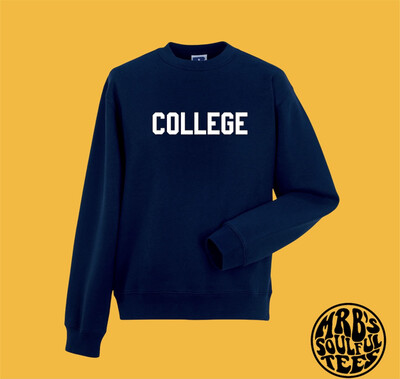 College Organic Cotton Sweatshirt