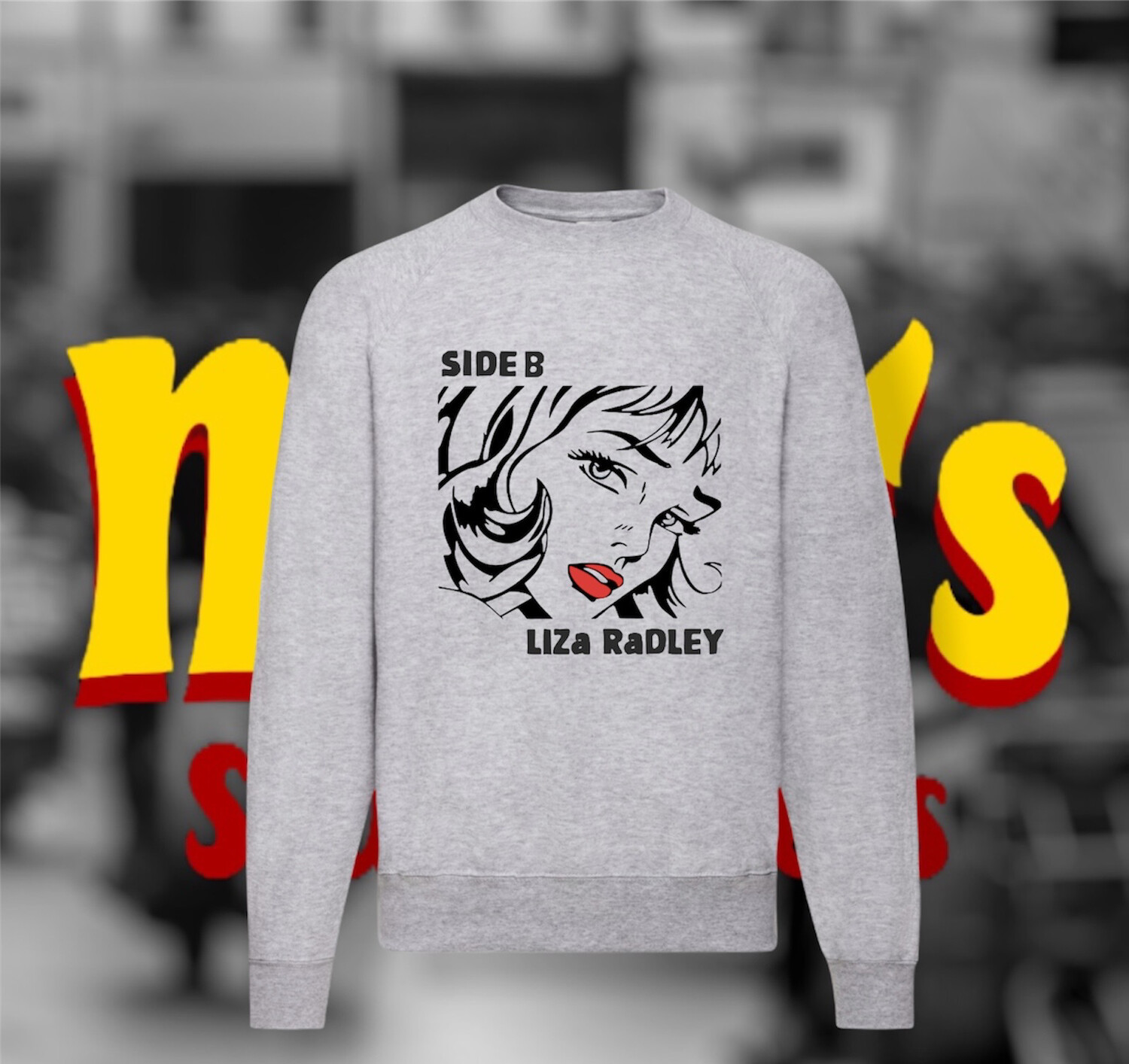 Liza Radley Side B Organic Cotton Sweatshirt