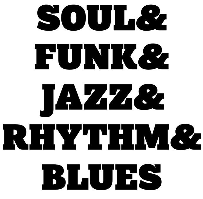 SOUL&FUNK&JAZZ&RHYTHM&BLUES ORGANIC COTTON T SHIRT