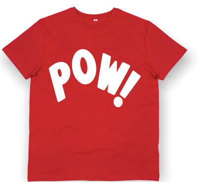 POW! Organic Cotton T Shirt 