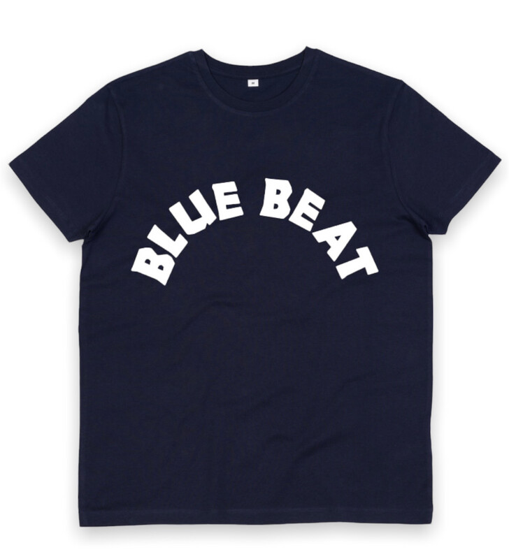 Blue Beat Organic  Heavy Cotton T Shirt