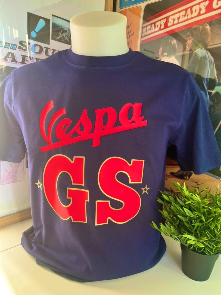 Vespa GS  Soft Organic Heavy Cotton T Shirt