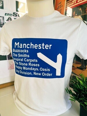 Manchester Music Organic Soft Cotton T Shirt