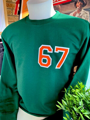 College Number organic cotton sweatshirt