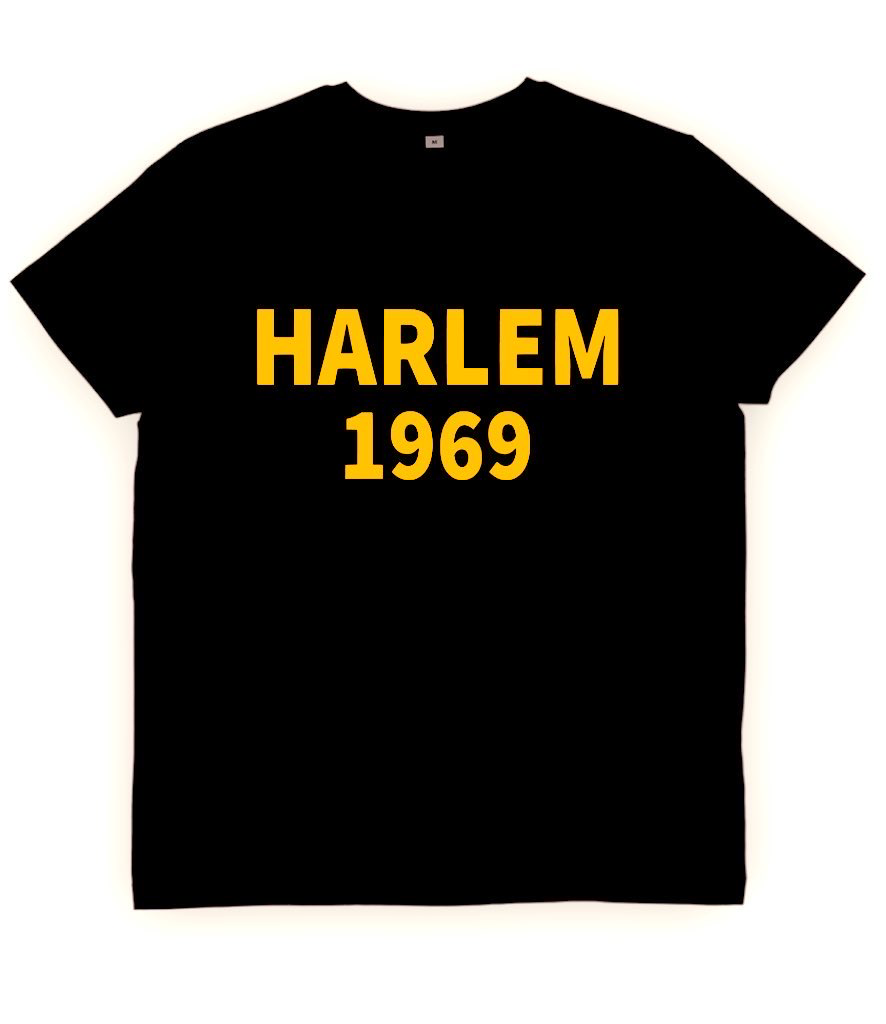Harlem 1969 Front And Back Print ORGANIC COTTON T-SHIRT