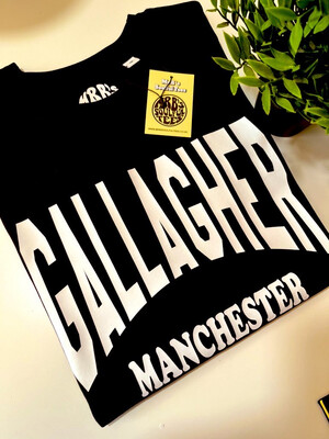 Gallagher Manchester -Oasis-Organic Cotton T Shirt
