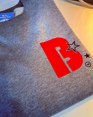 Mr.B’s Star Logo Cross Stitch Organic Cotton Sweatshirt