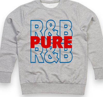 PUR R&B ORGANIC COTTON SWEATSHIRT PUR R&B ORGANIC COTTON SWEATSHIRT