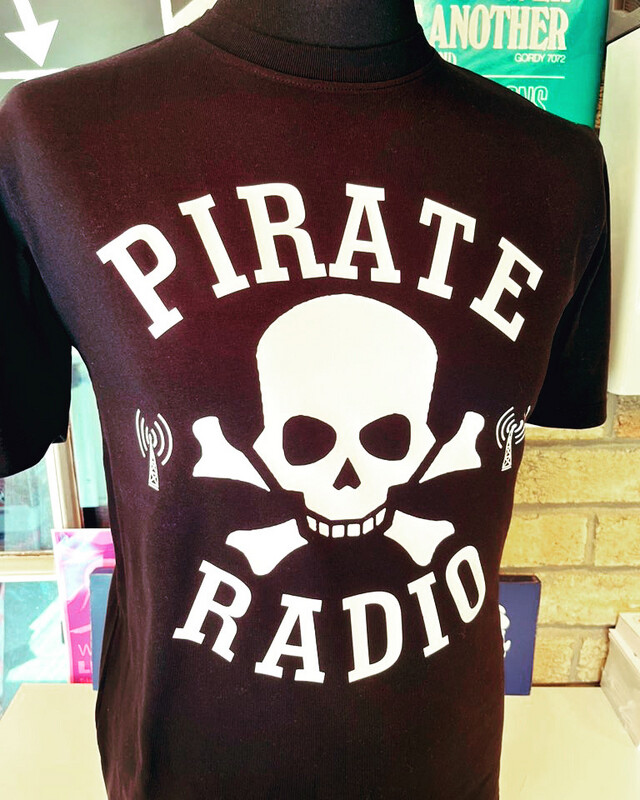PIRATE RADIO ORGANIC COTTON T SHIRT